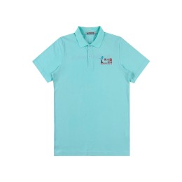 製造短袖湖水藍短袖Polo恤  購物網Polo恤 繡花LOGO  宣傳活動Polo恤  健康產品  P1577 製造短袖湖水藍短袖Polo恤  購物網Polo恤 繡花LOGO  宣傳活動Polo恤  健康產品  P1577